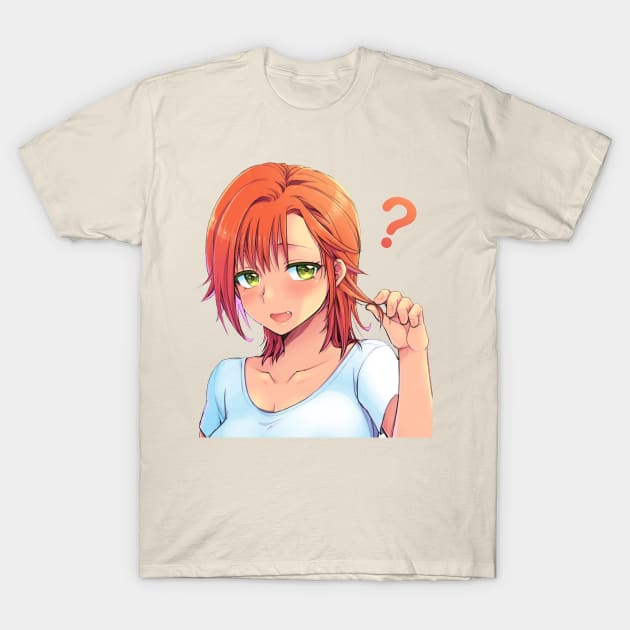 Kawaii Ginger Innocent Waifu T-Shirt by sadpanda